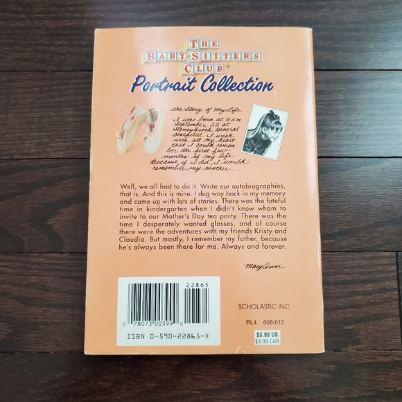 Babysitters Club Portrait Collection "MaryAnne's Book" - Picture 2 of 2